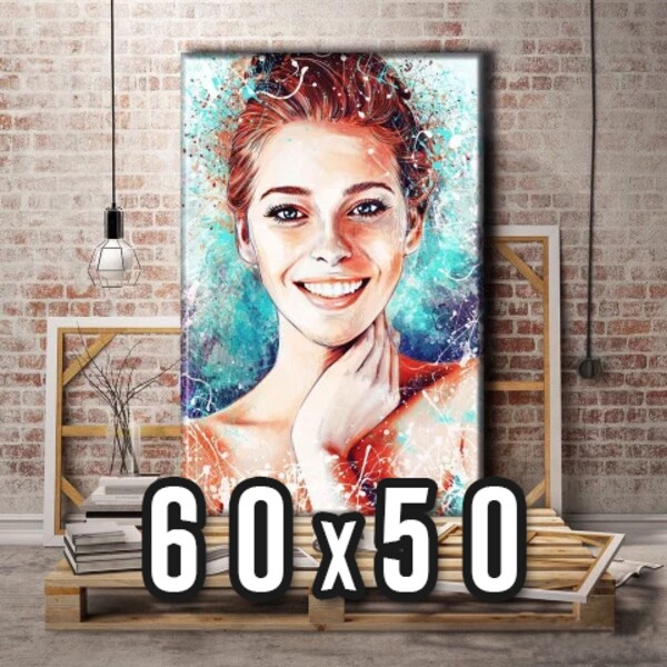 Портрет на холсте 60х50