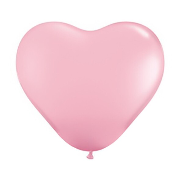 Шар гелиевый розовый "Сердце"